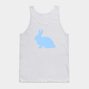 Bunny Rabbit Pattern in Blue Tank Top